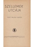 Füst Milán - Szellemek utcája