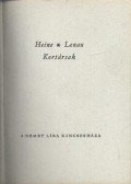 Heine, Heinrich,Lenau, Nikolaus - Kortársak
