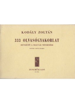 Kodály Zoltán - 333 olvasógyakorlat Kodály Zoltán - 333 olvasógyakorlat, Budapest 1980 antikvár könyv