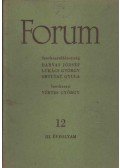 Vértes György - Forum III. évfolyam 12