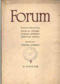 Vértes György - Forum III. évfolyam 4