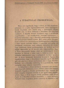 Dr. Bartók György - A tudattalan problémája Dr. Bartók György - A tudattalan problémája, 0 antikvár könyv