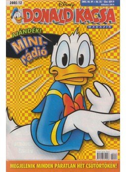 Walt Disney - Donald Kacsa 2005/12. Walt Disney - Donald Kacsa 2005/12., Budapest 2005 antikvár könyv