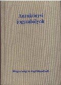 Horváth Ferenc - Anyakönyvi jogszabályok