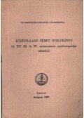 Takács Jánosné,Hofmann László - Középhaladó német nyelvkönyv