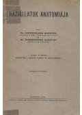 Zimmermann Ágoston,Zimmermann Gusztáv - Háziállatok anatomiája I.kötet
