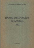 Knollné Pereszlényi Éva - Fővárosi óvodapedagógiai tanácskozás 1982