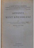Egyed István - Apponyi mint közjogász