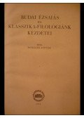 Borzsák István - Budai Ézsaiás és klasszika-filológiánk kezdetei