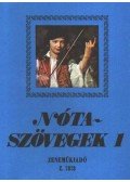 Leszler József - Nótaszövegek 1.