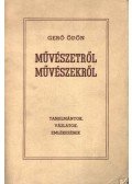 Gerő Ödön - Művészetről, művészekről