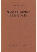 Halász Előd - Magyar-német kéziszótár