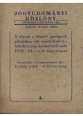 Kádár Miklós - Jogtudományi közlöny 1.