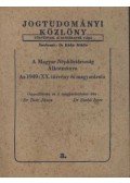 Beér János, dr. (szerk.) - Jogtudományi közlöny 3.