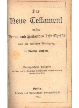 - Das Neue Testament - Das Neue Testament, Berlin 1910 antikvár könyv