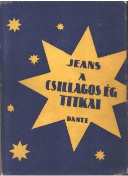 Jeans, James - A csillagos ég titkai Jeans, James - A csillagos ég titkai, Budapest 1943 antikvár könyv