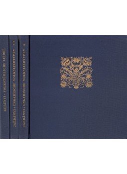 Járdányi Pál, Kerényi György - Ungarische volksliedtypen I-II-III. kötet Járdányi Pál, Kerényi György - Ungarische volksliedtypen I-II-III. kötet, Budapest 1964 antikvár könyv