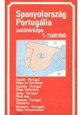 - Spanyolország, Portugália autótérképe 1:1500 000