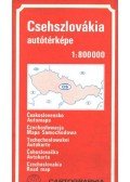  - Csehszlovákia autótérképe 1:800000