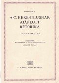 Cornificius - A C. Herenniusnak ajánlott rétorika