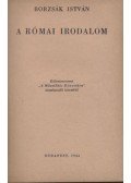 Borzsák István - A római irodalom