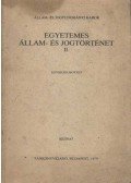 Több szerző - Egyetemes állam- és jogtörténet II.