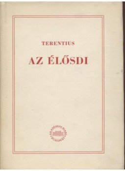 Terentius - Az élősdi Terentius - Az élősdi, Budapest 1961 antikvár könyv