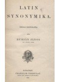 Burián János - Latin synonymika
