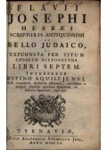 Josephus Flavius - Bello Judaico