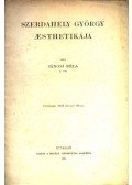Jánosi Béla - Szerdahely György Aesthetikája