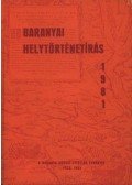 Szita László - Baranyai Helytörténetírás 1981