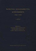 Dr. Münnich Ferenc,Dr. Nezvál Ferenc,Dr. Szénási Géza - Hatályos jogszabályok gyűjteménye 1945-1958 I-III.