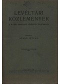 Szabó István - Levéltári közlemények 1938/16.
