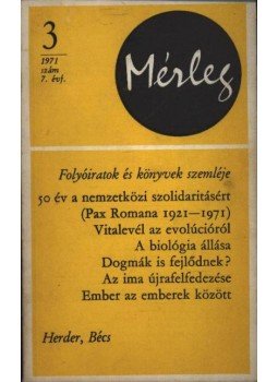 Ladislaus Bálint - Mérleg 1971/3