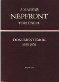Pintér István,Szabó Éva,Feles Györgyné - A magyar népfront története I-II. kötet