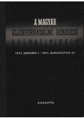 Karsai Elek - A Magyar ellenforradalmi rendszer belpolitikája
