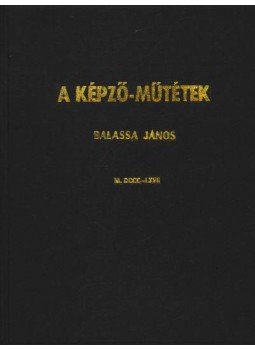 Balassa János - A képző-műtétek Balassa János - A képző-műtétek, Pest 1867 antikvár könyv