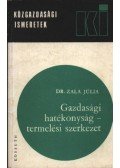 Zala Júlia dr. - Gazdasági hatékonyság - termelési szerkezet
