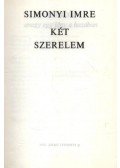 Simonyi Imre - Két szerelem