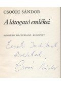 Csoóri Sándor - A látogató emlékei