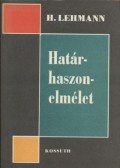 Lehmann, H. - Határhaszon-elmélet