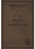 Irk Albert - Bevezetés az új nemzetközi jogba