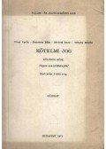 Több szerző - Kötelmi jog I. kötet
