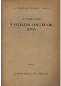 Világhy Miklós - A szellemi alkotások joga