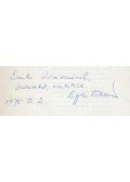 Egri Viktor - Csendes esték vallomása (dedikált)