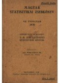Mike Gyula - Magyar Statisztikai Zsebkönyv VII. évfolyam 1938.