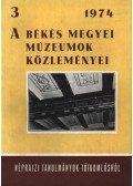 Dér László - A békés megyei múzeumok közleményei 3. 1974.