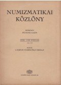 Huszár Lajos - Numizmatikai közlöny LXVIII-LXIX.