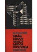 Balázs Sándor - Tavaszy Sándor filozófiája