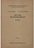 Dr. Szotáczky Mihály,Dr. Samu Mihály - Állam- és jogelmélet II.
